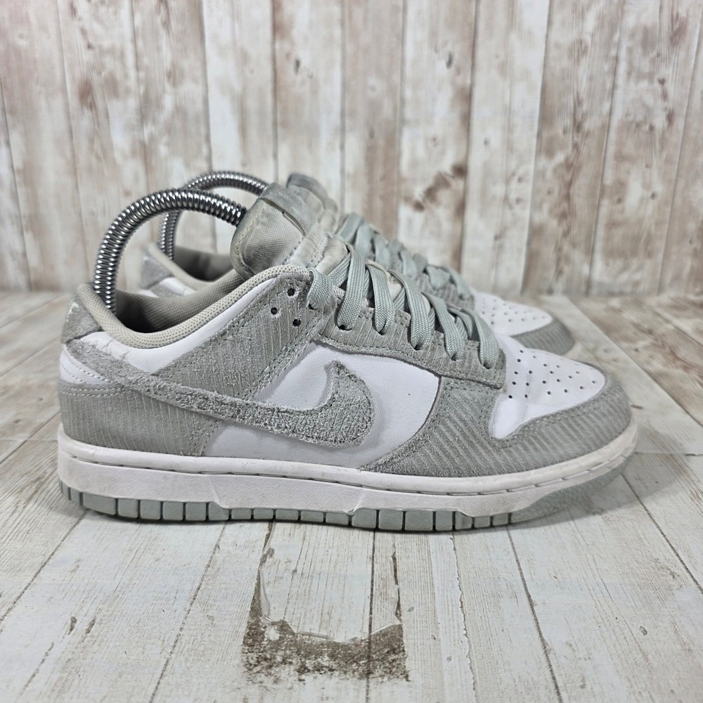 Nike Dunk Low Light Orewood Brown White Corduroy FN7658-100 Womens 6.5